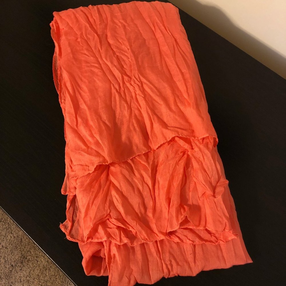 Lightweight Peach Fashion Scarf